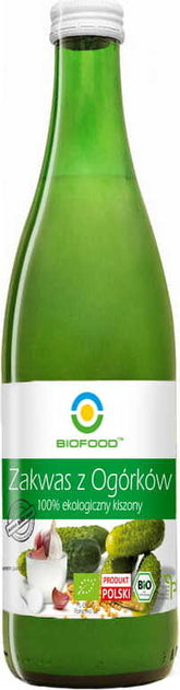 Kvašené těsto z nakládaných okurek bez lepku BIO 500 ml - BIO FOOD